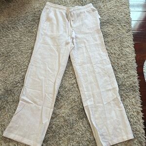 White Linen Pants (s)